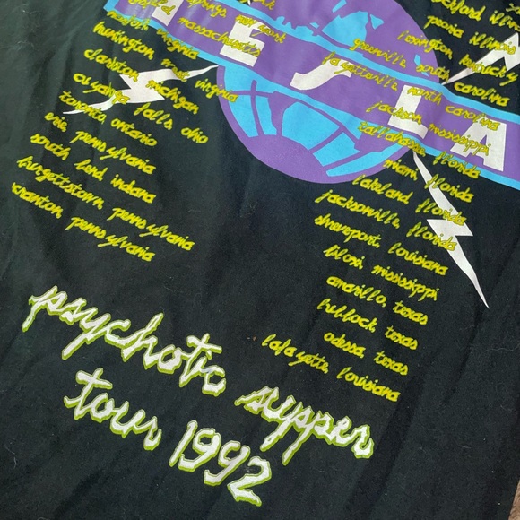 RARE Tesla 1992 tour shirt - Picture 4 of 5